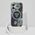 Etui Guess Glitter Flowers Triangle       Buttons MagSafe do iPhone 16 czarny