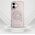 Etui Karl Lagerfeld IML Rhinestones Karl  Head do iPhone 16 różowy