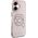 Etui Karl Lagerfeld IML Rhinestones Karl  Head do iPhone 16 różowy