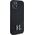 Etui Karl Lagerfeld Silicone Shadow       Metal Initial MagSafe do iPhone 15 czarny