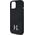 Etui Karl Lagerfeld Silicone Shadow       Metal Initial MagSafe do iPhone 15 czarny