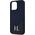 Etui Karl Lagerfeld Silicone Shadow       Metal Initial MagSafe do iPhone 15 Pro czarny