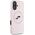 Etui Karl Lagerfeld Silicone Double       Heads And Circle MagSafe do iPhone 16 różowy