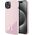 Etui Karl Lagerfeld Silicone Shadow       Metal Initial MagSafe do iPhone 15 różowy