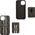 Etui Guess 4G Stripes z portfelem         Magsafe do iPhone 15 brązowy