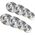 TOS ZESTAW TALERZY OLIMPIJSKICH STALOWYCH KALIBROWANYCH 2 x 10 - 25 KG (140 KG) HMS