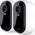 Kamera IP Arlo Arlo Essential 2K outdoor camera, surveillance camera (white/black, set of 2, WLAN, 4 MP)