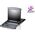 Κονσόλα KVM Aten ALTUSEN KVM 8-port Hight Density Dual Rail LCD19'' + Πληκτρολόγιο + Touchpad, 19'' 1U - KL1508AN-AXA-AG