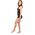 AquaWave Strój Kąpielowy Qarakuma Wmns Geometric Print/ Black/raspberry Sorbet r. XL