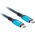 KABEL USB-C M/M USB4 1.5M 240W 8K 60HZ CZARNO-NIEBIESKI LANBERG