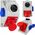 PCESP Κατανεμητής κατασκευής PCE Combo-Pol 96061441W 16A 400V 3P+Z πρίζα 230V διακόπτης 0-1 IP44