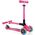 Hulajnoga Globber Globber Junior Foldable Lights Fuchsia - 437-110-R