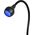 Glow Lampka UV LED Snake na biurko czarna