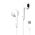 Słuchawki Fiesta FIESTA EARPHONES WITH MIC USB-C SŁUCHAWKI PRZEWODOWE DOUSZNE Z MIKROFONEM I USB-C WHITE [45647]