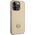 Guess Guess GUHCP15LPS4DGPD iPhone 15 Pro 6.1" złoty/gold hardcase Strass Metal Logo