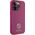 Guess Guess GUHCP15LPS4DGPP iPhone 15 Pro 6.1" różowy/pink hardcase Strass Metal Logo