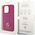 Guess Guess GUHCP15LPS4DGPP iPhone 15 Pro 6.1" różowy/pink hardcase Strass Metal Logo