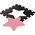 NILS Fun MD03 MATA DZIECIĘCA PUZZLE KOJEC PINK HEARTS 36 ELEMENTÓW 140x140CM NILS FUN
