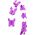 HMS ZESTAW HULA HOP HHW12 VIOLET Z WYPUSTKAMI I OBCIĄŻNIKIEM HMS + PAS BR163 BLACK PLUS SIZE