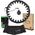 HMS ZESTAW HULA HOP HHW12 BLACK Z WYPUSTKAMI I OBCIĄŻNIKIEM HMS + PAS BR163 BLACK PLUS SIZE