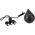 HMS ZESTAW HULA HOP HHW12 BLACK Z WYPUSTKAMI I OBCIĄŻNIKIEM HMS + PAS BR163 BLACK PLUS SIZE