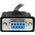 StarTech DB-9 - DB-9, 1m, Czarny (SCNM9FF1MBK)