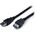 Kabel USB StarTech USB-A - USB-A 2 m Czarny (USB3SEXT2MBK)