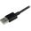 Kabel USB StarTech USB-A - microUSB + Lightning 1 m Czarny (LTUB1MBK)