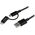 Kabel USB StarTech USB-A - microUSB + Lightning 1 m Czarny (LTUB1MBK)
