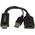 Adapter AV StarTech HDMI - DisplayPort + USB-A czarny (HD2DP)