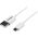 Kabel USB StarTech USB-A - microUSB 2 m Biały (USBPAUB2MW)