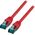 EFB EFB RJ45 Patchkabel S/FTP, Cat.6A, LSZH, 1,5m, rot
