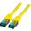 EFB EFB RJ45 Patchkabel S/FTP, Cat.6A, LSZH, 1m, gelb