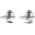 Neomounts Uchwyt biurkowy na 2 monitory 10" - 32" (NM-D775DXSILVER)