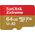Karta SanDisk Extreme MicroSDXC 64 GB Class 10 UHS-I/U3 A2 V30 (SDSQXA2-064G-GN6MA)