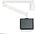 Neomounts by NewStar NEOMOUNTS FPMA-HAW100 Medical LCD Wall Mount 25,4-60,96cm 10-24Zoll kipp-/schwenkbar pivot VESA 75x75/100x100 6kg grau