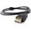 Kabel Techly TECHLY HDMI 4K 60Hz High Speed Anschlusskabel mit Ethernet schwarz 1m