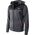IQ Męska bluza IQ SARIN 11540-BLK ME/BLK/S O black melange/black/spicy orange rozmiar S