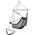 Eno Lounger Hanging Chair, Grey/ Charcoal
