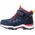 hitec Dziecięce buty trekkingowe Hi-Tec Girvine MID WP JR granatowo-pomarańczowe rozmiar 32