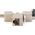 Digitus DIGITUS CAT 6A Keystone Modul, θωρακισμένο με διαχειριστή καλωδίων 4 τεμ