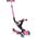 Hulajnoga Globber GO-UP Deluxe Lights Różowy (4100301-0343)