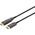 Kabel Manhattan MANHATTAN Aktives HDMI-Glasfaserkabel mit abnehmbarem Stecker 4K60Hz UHD HDMI-Stecker auf Micro-HDMI/HDMI-Stecker 50m HEC ARC