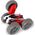 Jamara Jamara Stuntcar SpinX 2,4GHz κόκκινο/μαύρο
