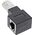 Eaton INLINE Patchkabel Adapter Cat.6A RJ45 Stecker Buchse 90 Grad nach rechts gewinkelt