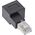 Eaton INLINE Patchkabel Adapter Cat.6A RJ45 Stecker Buchse 90 Grad nach rechts gewinkelt