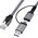 Προσαρμογέας USB MicroConnect CAT6 FTP σε USB A-C προσαρμογέα