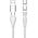 Καλώδιο USB 4smarts 4smarts USB-C/A 540° Μαγνητικό Καλώδιο GravityCord 100W 1,8m λευκό
