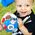 Oball OBALL classic ball- rattle, red/ white/ blue, 16922