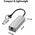 Adapter USB LogiLink LogiLink USB-A/-C auf 2,5G Ethernet-Netzwerkadapter grau